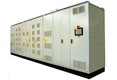 NH - Power range: air cooling 1500/3700 KVA. water cooling 2900/14400 KVA  Voltage: up to 4160/6000/ 6600V  Output Frequency: 5-140 Hz